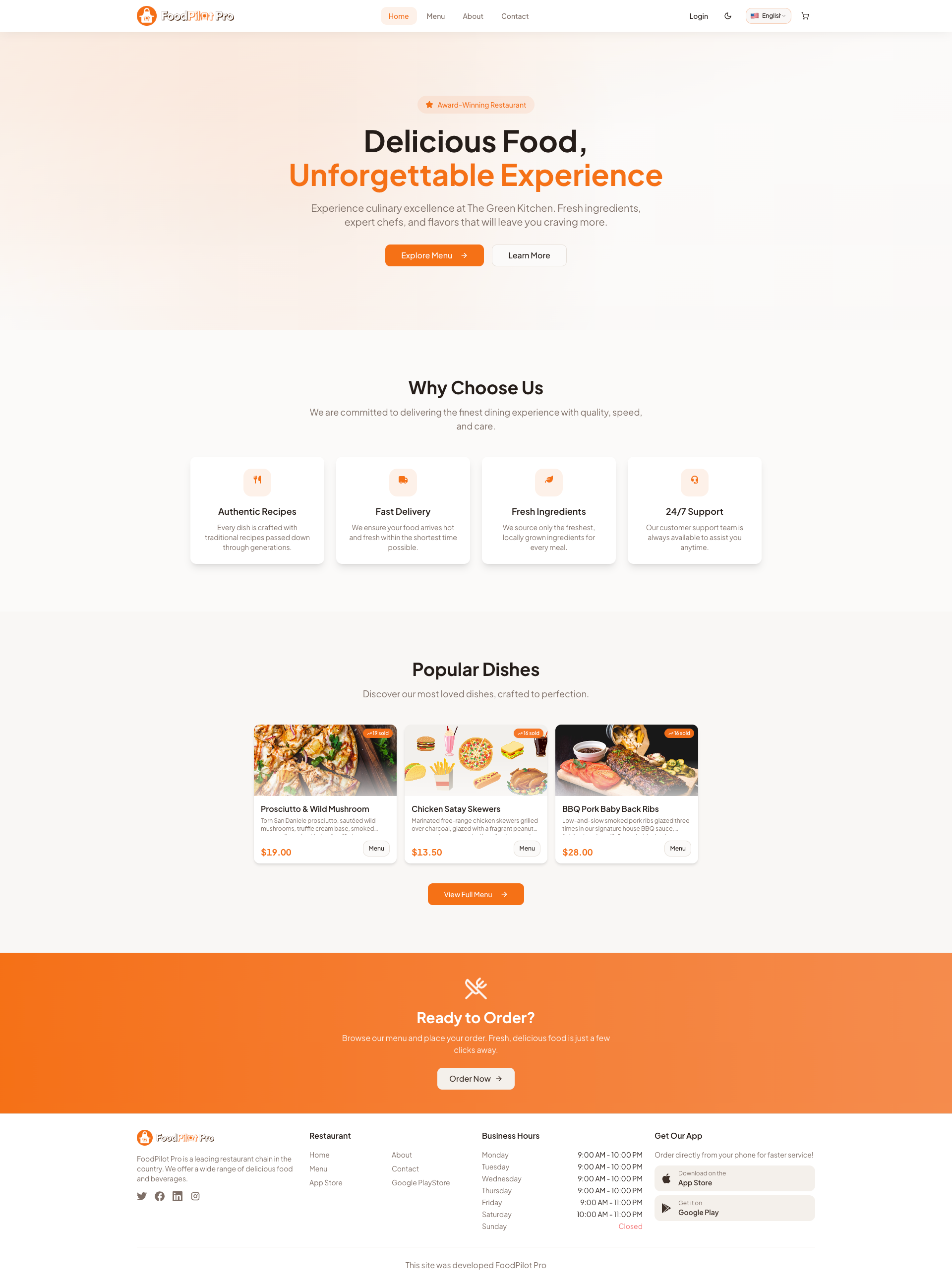 Dynamic Homepage